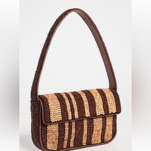 ONLY WORN ONCE - STAUD TOMMY WOOD BEADED BAG